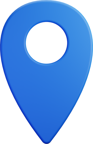 Blue 3D Pin Navigation